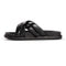 1200164 MUK LUKS WOMEN'S TIDAL WAVE SANDALS BLACK SIZE 8 - Like New
