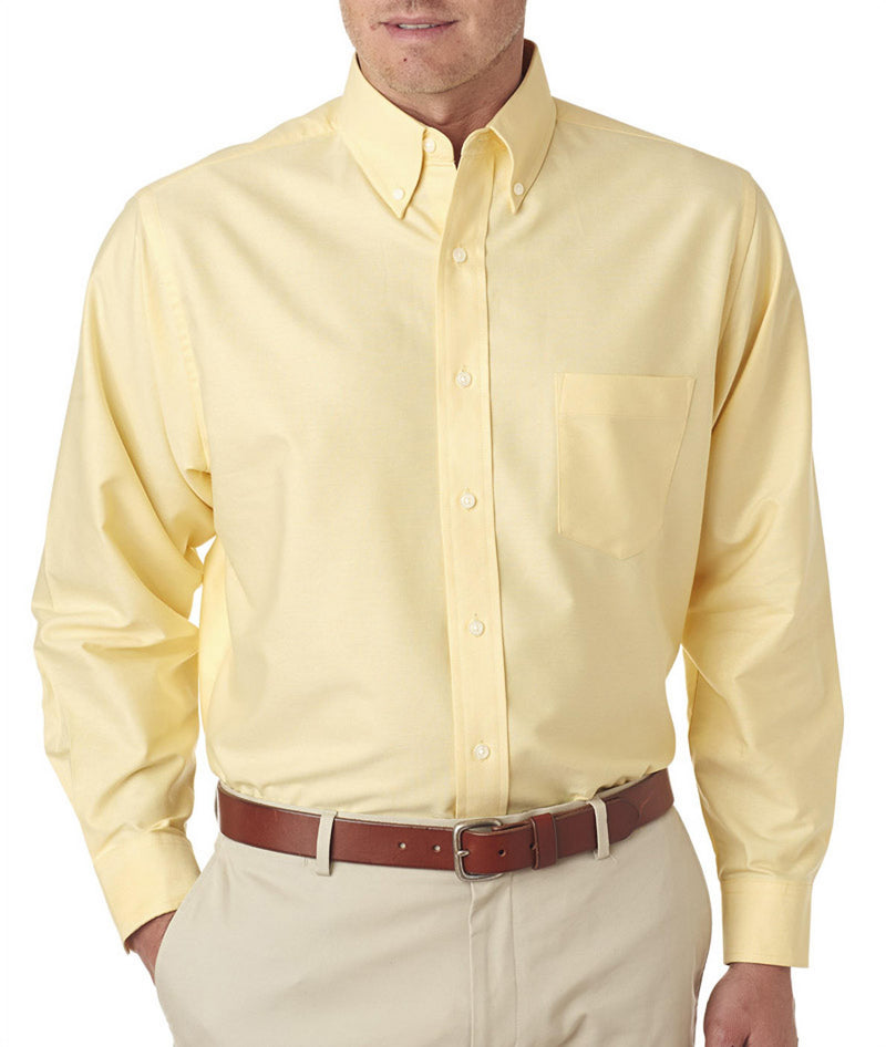 8970 UltraClub Men's Classic Wrinkle-Resistant Long-Sleeve Oxford New