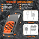 CIIC UPGRADED MOUSE REPELLENT, 2 PACK RODENT REPELLENT - BLACK/ORANGE - Like New