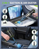 CODN HANDHELD CAR VACUUM PORTABLE CORDLESS 12000PA 2 IN 1 HANDHELD LT-117 - Like New