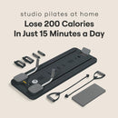 PILATES BOARD FULL-BODY WORKOUT TRAINER AUTOMATIC REBOUND FOLDABLE - BLACK - Brand New