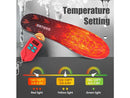 JONTOUR RECHARGEABLE HEATED INSOLES  UP TO 7 HOURS FOOT WARMER REMOTE - ORANGE - Like New