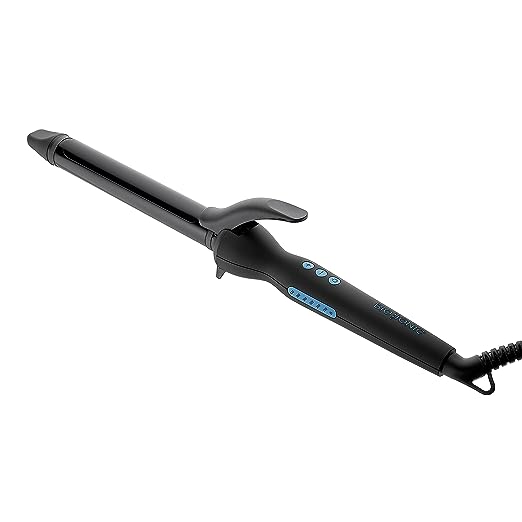 BIO IONIC Long Barrel Styler Pro Curling Hair Iron 1" - BLACK - Like New