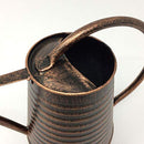 Time Concept Classical Metal Watering Can - 1.0L, Tinplate - Brush Black Copper - Brand New