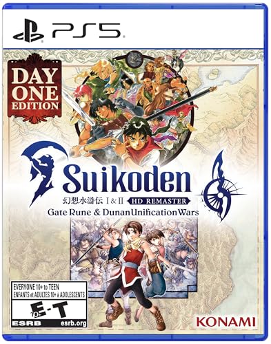 KONAMI SUIKODEN I & II HD REMASTERED PS5 - Brand New