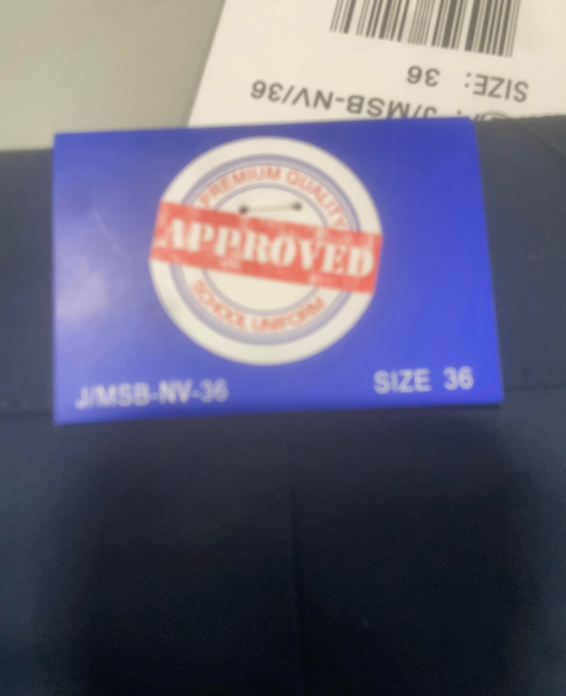 PREMIUM QUALITY APPROVED SCHOOL UNIFORM SHORTS - SIZE: MEN 36 WOMEN 36 - NAVY - Brand New