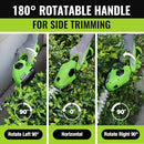WORKPRO 7.2V CORDLESS GRASS SHEAR SHRUBBERY TRIMMER 5.5" 3.5" PLYL-98 - GREEN - Like New