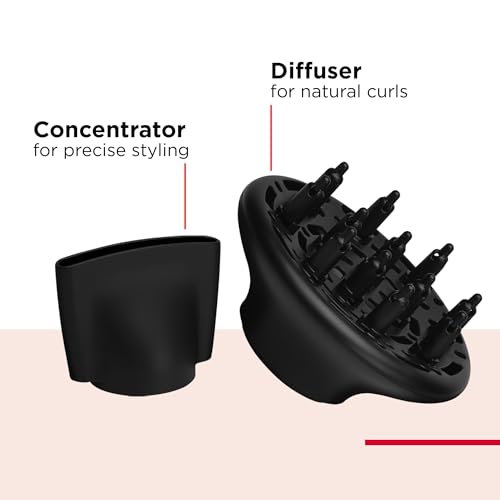 REVLON DRY MAX HAIR DRYER DIFFUSER NATURAL CURLS PREVENTS FRIZZ 1875 WATTS - Like New