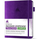 CLEVER FOX INCOME & EXPENSE TRACKER LARGE – ACCOUNTING & BOOKKEEPING - PURPLE - Brand New