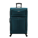 U.S. Traveler Anzio Softside Expandable Spinner Luggage, Teal, 30-Inches - Like New