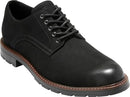 C41614 COLE HAAN MEN'S CHAMBERLIN GRAND PLAIN TOE BLACK NUBUCK SIZE 11 - Like New