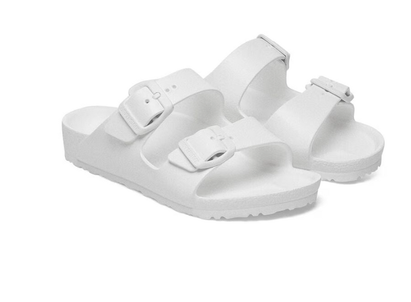 BIRKENSTOCK ARIZONA KIDS EVA US KIDS SIZE 12/12.5 - UK SIZE 11.5 - WHITE - Like New