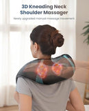 CF-6505 COMFIER CORDLESS NECK MASSAGER FOR PAIN RELIEF DEEP TISSUE - BLACK/BLUE - Like New