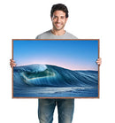 TIME TREE Ocean Wave Wall Art Rolling Wave Framed Canvas Prints - Brand New