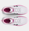 3026179 Under Armour W Charged Assert 10 Women White/Pink Size 7.5 Like New