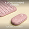 LOGITECH PEBBLE 2 COMBO WIRELESS KEYBOARD MOUSE QUIET AND PORTABLE - TONAL ROSE - Like New