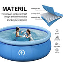 JBOX POOL BACKYARD EASY SET OUTDOOR INFLATABLE ROUND 10FT X 30IN - BLUE - Like New