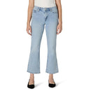 AMAZON ESSENTIALS WOMEN'S MEDIUM STRETCH MID-RISE FASHION-CEW-2 ICED BLUE LIGHT - Brand New
