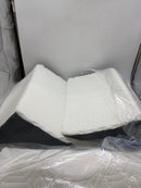 GENERIC WEDGE PILLOW SET, 39.35X27.55 INCH- WHITE/GRAY - Like New