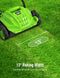 SWIPESMITH 13" 12 AMP ELECTRIC DETHATCHER SCARIFIER FOLDABLE HANDLE - GREEN - Like New
