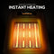 MORENTO Space Heater for Indoor Use, 1500W Electric Heater (Black) - Like New
