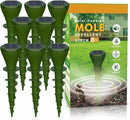 Mole Repellent for Lawns Gopher Screw Repeller Solar Powered Groundhog 2 PACK - Like New