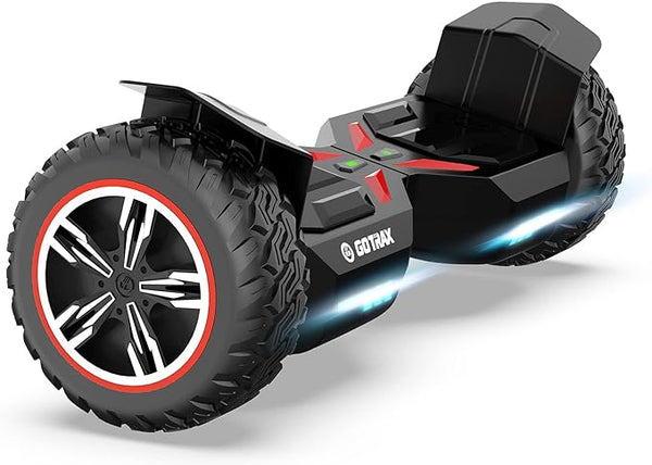 Gotrax E4 All Terrain Hoverboard 8.5" Tires Self Balancing 7.5Mph - Black Like New