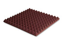 EZ Acoustics 12 Pack EZ Foam Pyramidal High-Performing Panels - Garnet - Brand New