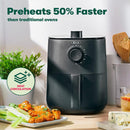 BELLA 3 Qt Manual Air Fryer Oven and 5-in-1 Multicooker, 1400 - Scratch & Dent