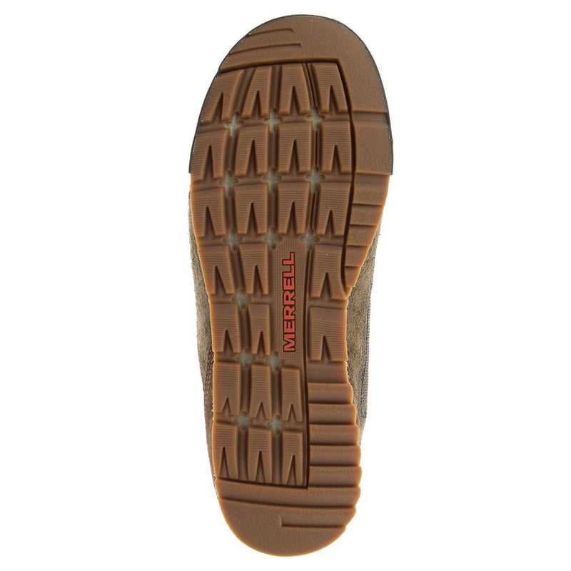 J95233 Merrell Men's Burnt Rock Travel Suede MEN DUSTY OLIVE Size 9.5 - Like New
