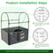SAVANA GALVANIZED RAISED GARDEN BED 72"L×36"W×24"H - TITANIUM GRAY - Like New