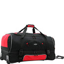 TRAVELERS CLUB ADVENTURE ROLLING TRAVEL DUFFEL BAG 30 IN - RED/BLACK - Like New
