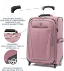 Travelpro Maxlite 5 Softside Upright 2 Wheel Luggage 22" - Dusty Rose Pink Like New