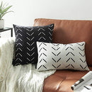 Nestinco Set of 2 Boho Pillow Covers 16 x 16 inches Yellow Square Pillow Covers - Brand New