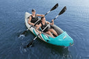 BESTWAY HYDROFORCE 2 RAPID ELITE INFLATABLE KAYAK 65142E- GREY/LIGHT BLUE Like New