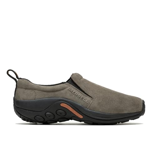 MERRELL MEN'S JUNGLE LEATHER SLIP-ON SHOE - SIZE: 11.5 - GUNSMOKE - Like New