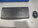 GENERIC WIRELESS KEYBOARD AND MOUSE COMBO DY558 WITH WIRELESS DONGLE  - BLACK - Like New