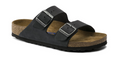 BIRKENSTOCK ARIZONA SOFT FOOTBED OILED LEATHER - SIZE: MEN 8 WOMEN 10 - BLACK - Like New