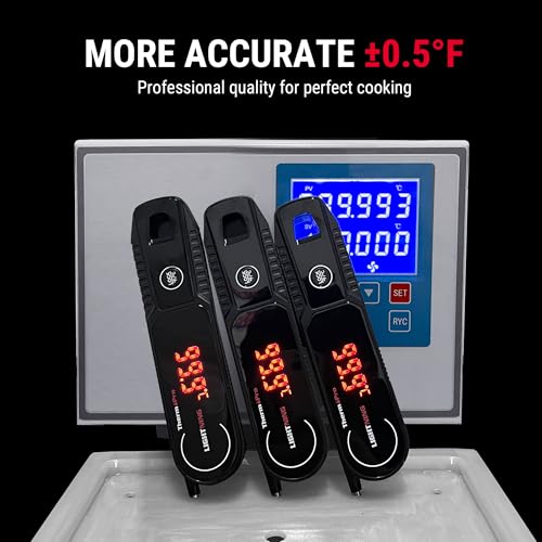 THERMOPRO LIGHTNING 1-SECOND INSTANT READ MEAT THERMOMETER - TP622 - BLACK - Like New