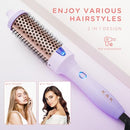 K&K 1.5 Inch Volumizing Brush Heated Curling Ceramic Tourmaline Ionic Curling - Like New