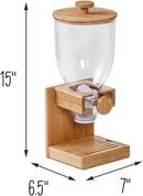 Honey-Can-Do Bamboo Cereal Dispenser (KCH-09867) - Natural - Like New