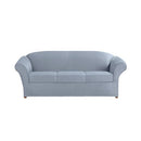 SureFit Ultimate Stretch Suede 4 Piece Box Sofa Slipcover B075ZZRKFY - Blue - Brand New