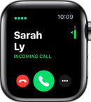 APPLE WATCH SERIES 5 GPS +  40MM CASE BLACK SPORT BAND -  BLACK STAINLESS STEEL - Like New