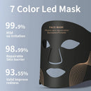 GENERIC 7 COLORS LED PHOTON 630NM RED LIGHT THERAPY MASK FACE LED ANTI-AGING - Brand New