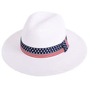 Livingston Wide Brim Straw Panama Hat Stylish Lightweight Breathable - Flagbelt - Brand New