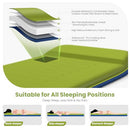TEKIK SELF INFLATING SLEEPING PAD ULTRA-THICK MEMORY FOAM SLEEPING PAD A/YEL - Like New