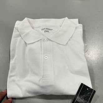 POLO AVENUE MEN'S - SIZE: MEN 2XL - WHITE - Brand New