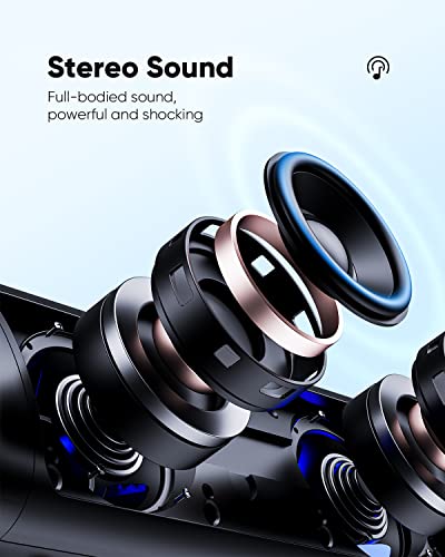 BOLABUTTY LUETOOTH SPEAKER WITH HD SOUND WIRELESS IPX5 WATERPROOF (BLACK) - Brand New