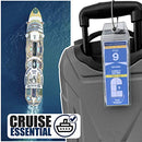 Cruise on Royal Caribbean Cruise Luggage Tag Holder 4 Pack - Clear - Brand New