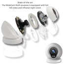 MobiCam Multi-Purpose Monitoring System, WiFi Video Baby Monitor - White - Like New